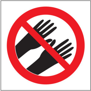 SINAL DE PROIBIÇÃO - TOCAR (P397) - Proibição - Sinalização