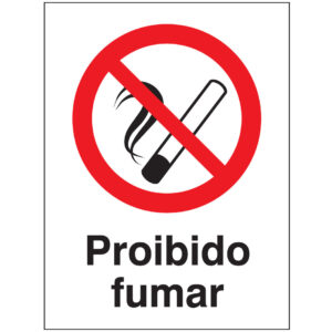 SINAL DE PROIBIÇÃO - FUMAR (P500) - Proibição - Sinalização