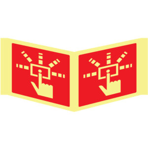 SINAL DE CONTRA INCÊNDIO - BOTÃO DE ALARME (PA1013) - Contra Incêndio - Sinalização