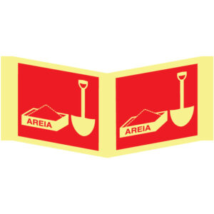 SINAL DE CONTRA INCÊNDIO - CAIXA DE AREIA (PA1015) - Contra Incêndio - Sinalização