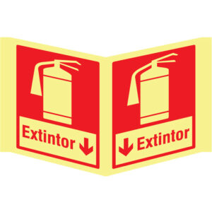 SINAL DE CONTRA INCÊNDIO - EXTINTOR (PA1017) - Contra Incêndio - Sinalização