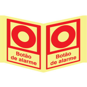 SINAL DE CONTRA INCÊNDIO - BOTÃO DE ALARME (PA1021) - Contra Incêndio - Sinalização