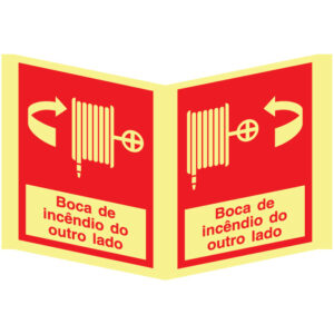 SINAL DE CONTRA INCÊNDIO - BOCA DE INCÊNDIO DO OURO LADO (PA1025) - Contra Incêndio - Sinalização