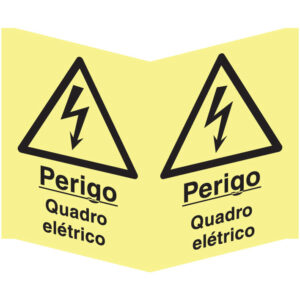 SINAL DE PERIGO - QUADRO ELÉTRICO (PA1078) - Perigo - Sinalização