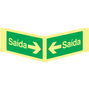 SINAL EMERGÊNCIA - SAÍDA (PA1080) - Emergência - Sinalização