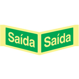 SINAL EMERGÊNCIA - SAÍDA (PA1085) - Emergência - Sinalização