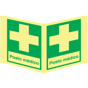 SINAL EMERGÊNCIA - POSTO MÉDICO (PA2001) - Emergência - Sinalização