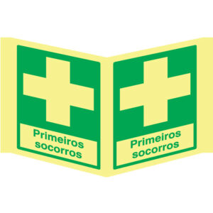 SINAL EMERGÊNCIA - PRIMEIROS SOCORROS (PA2002) - Emergência - Sinalização