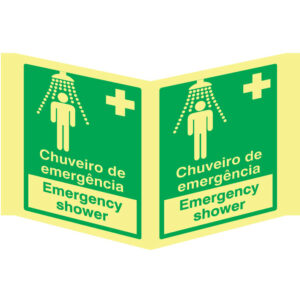 SINAL EMERGÊNCIA - CHUVEIRO DE EMERGÊNCIA (PA2005) - Emergência - Sinalização