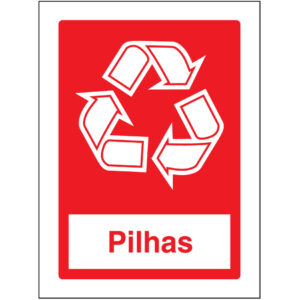 IDENTIFICAÇÃO DE RESÍDUOS - PILHAS (Q0201) - Resíduos - Sinalização