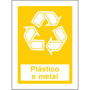 IDENTIFICAÇÃO DE RESÍDUOS - PLÁSTICO E METAL (Q0218) - Resíduos - Sinalização
