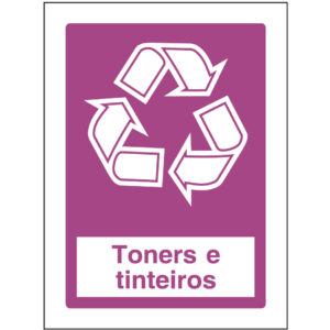 IDENTIFICAÇÃO DE RESÍDUOS - TONERS E TINTEIROS (Q0221) - Resíduos - Sinalização