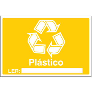 IDENTIFICAÇÃO DE RESÍDUOS - PLÁSTICOS (Q0254) - Resíduos - Sinalização