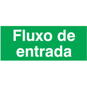 IDENTIFICAÇÃO DE TUBAGENS - FLUXO DE ENTRADA (T0115) - Sinalética - Tubagens