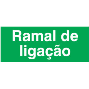 IDENTIFICAÇÃO DE TUBAGENS - RAMAL DE LIGAÇÃO (T0117) - Sinalética - Tubagens