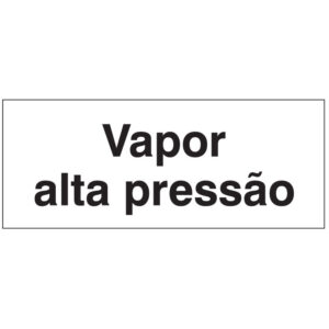 IDENTIFICAÇÃO DE TUBAGENS - VAPOR ALTA PRESSÃO (T0125) - Sinalética - Tubagens