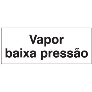IDENTIFICAÇÃO DE TUBAGENS - VAPOR BAIXA PRESSÃO (T0126) - Sinalética - Tubagens