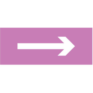 IDENTIFICAÇÃO DE TUBAGENS - SETA DE FLUXO (T0140) - Sinalética - Tubagens