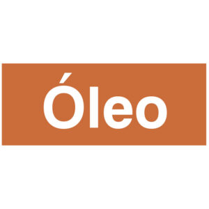 IDENTIFICAÇÃO DE TUBAGENS - ÓLEO (T0145) - Sinalética - Tubagens