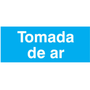 IDENTIFICAÇÃO DE TUBAGENS - TOMADA DE AR (T0151) - Sinalética - Tubagens