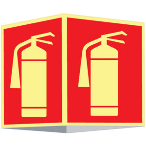 SINAL DE CONTRA INCÊNDIO - EXTINTOR VISUALIZAÇÃO 360° (VIS004) - Contra Incêndio - Sinalização