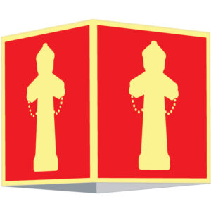 SINAL DE CONTRA INCÊNDIO - HIDRANTE VISUALIZAÇÃO 360° (VIS005) - Contra Incêndio - Sinalização